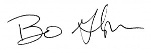 Bo Glover signature